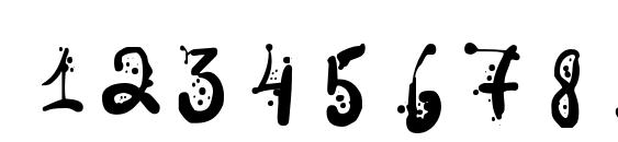 Ospac Font, Number Fonts