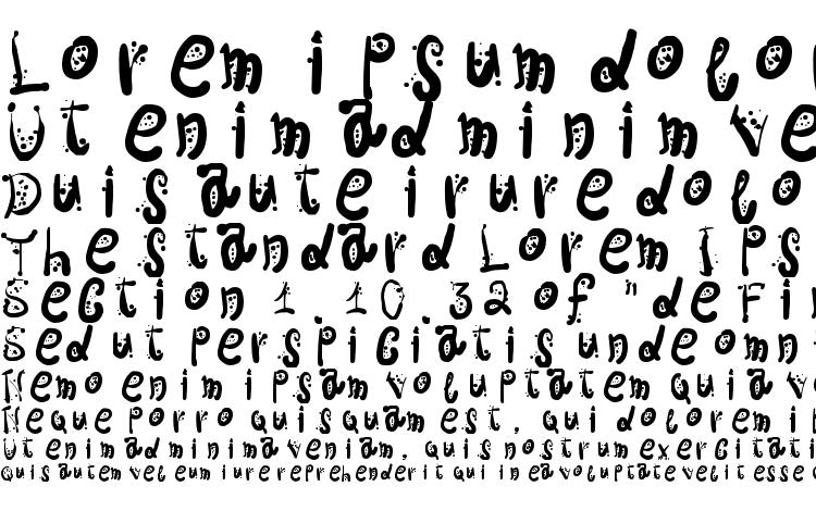 specimens Ospac font, sample Ospac font, an example of writing Ospac font, review Ospac font, preview Ospac font, Ospac font