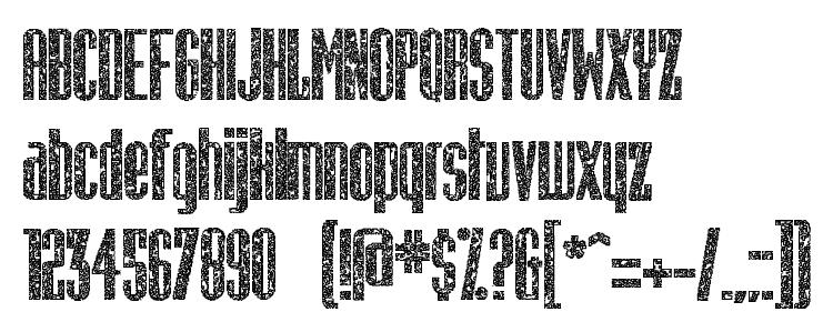 glyphs Osteo corroded font, сharacters Osteo corroded font, symbols Osteo corroded font, character map Osteo corroded font, preview Osteo corroded font, abc Osteo corroded font, Osteo corroded font