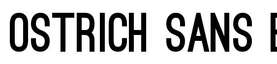 Ostrich Sans Black Font