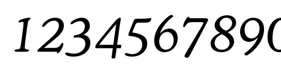 Osvaldlightc italic Font, Number Fonts