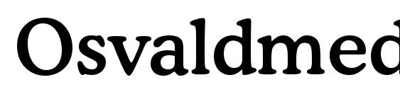 шрифт Osvaldmediumc, бесплатный шрифт Osvaldmediumc, предварительный просмотр шрифта Osvaldmediumc