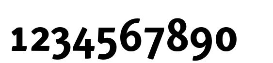 Otari Bold Font, Number Fonts
