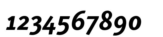 Otari BoldItalic Font, Number Fonts