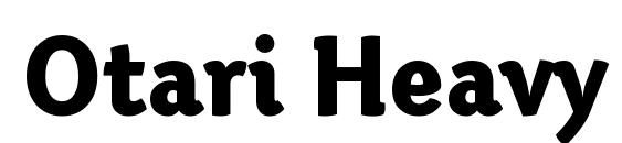Otari Heavy font, free Otari Heavy font, preview Otari Heavy font