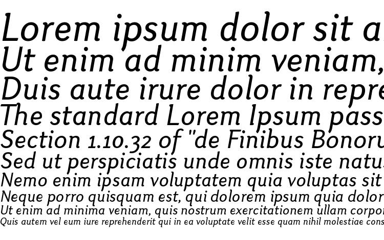 specimens Otari Italic font, sample Otari Italic font, an example of writing Otari Italic font, review Otari Italic font, preview Otari Italic font, Otari Italic font