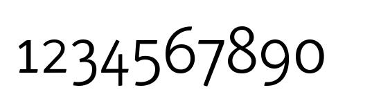 Otari Light Font, Number Fonts