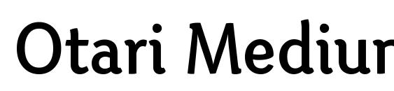 Otari Medium font, free Otari Medium font, preview Otari Medium font