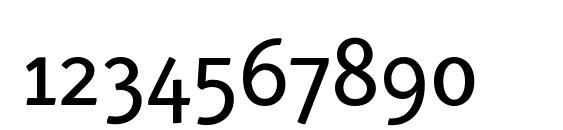 Otari Regular Font, Number Fonts