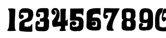Otoboke Regular Font, Number Fonts