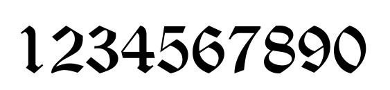 OtterDB Normal Font, Number Fonts