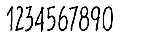 Out of the Fridge ITC Font, Number Fonts