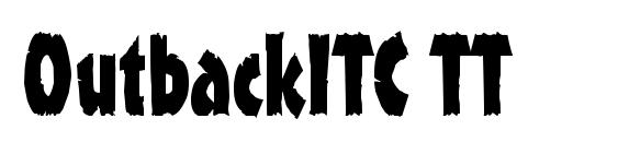 OutbackITC TT font, free OutbackITC TT font, preview OutbackITC TT font
