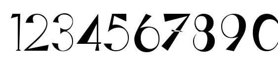 Outhaus A Font, Number Fonts