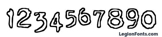 Outwrite Font, Number Fonts