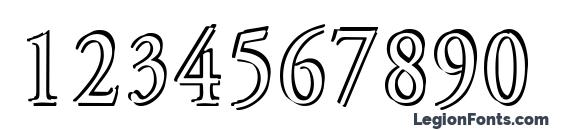 Overlapserif Font, Number Fonts