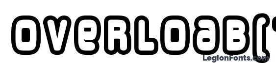 Overloab(1) font, free Overloab(1) font, preview Overloab(1) font