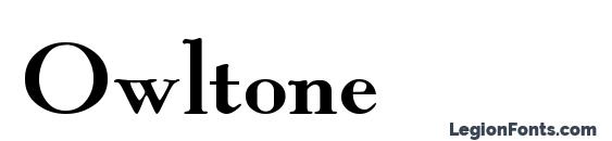 Owltone font, free Owltone font, preview Owltone font