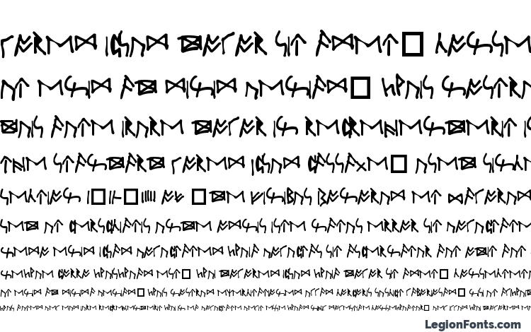 specimens Oxford runes font, sample Oxford runes font, an example of writing Oxford runes font, review Oxford runes font, preview Oxford runes font, Oxford runes font