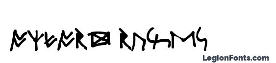 Oxford runes Font