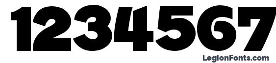 Oxxo Font, Number Fonts