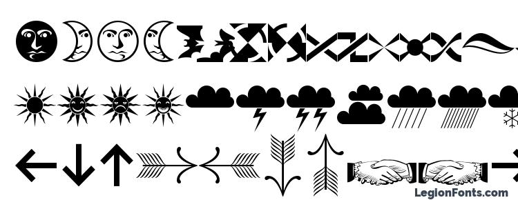 glyphs Ozdoby font, сharacters Ozdoby font, symbols Ozdoby font, character map Ozdoby font, preview Ozdoby font, abc Ozdoby font, Ozdoby font