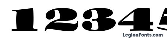 OzwaldStd Font, Number Fonts