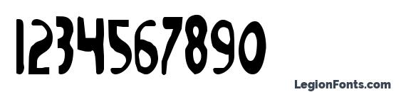 Ozymandias Condensed Font, Number Fonts