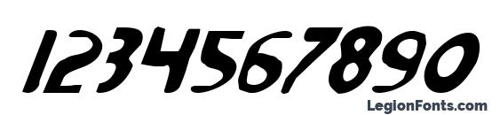 Ozymandias Italic Font, Number Fonts
