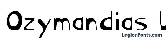 Ozymandias Light font, free Ozymandias Light font, preview Ozymandias Light font