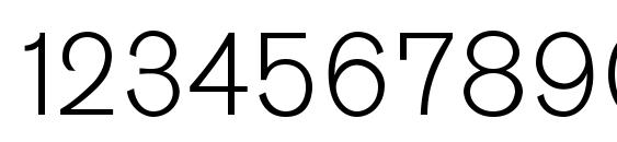 P151 Font, Number Fonts