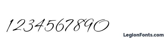 P22 Corinthia Font, Number Fonts