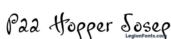P22 Hopper Josephine font, free P22 Hopper Josephine font, preview P22 Hopper Josephine font