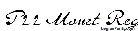 P22 Monet Regular Font