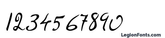 P22 Rodin Regular Font, Number Fonts