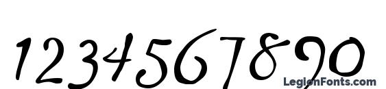 P22 Vincent Font, Number Fonts