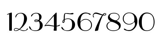 P650 Deco Regular Font, Number Fonts