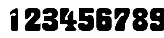 P732 Deco Regular Font, Number Fonts