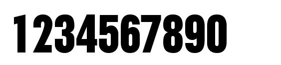 P760 Sans Regular Font, Number Fonts