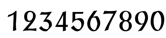 P790 Roman Regular Font, Number Fonts