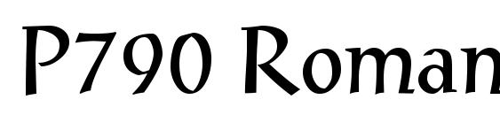 P790 Roman Regular Font