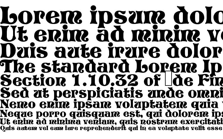 specimens P820 Deco Regular font, sample P820 Deco Regular font, an example of writing P820 Deco Regular font, review P820 Deco Regular font, preview P820 Deco Regular font, P820 Deco Regular font