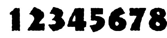 P850 Deco Regular Font, Number Fonts