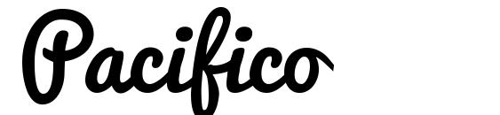 шрифт Pacifico, бесплатный шрифт Pacifico, предварительный просмотр шрифта Pacifico