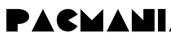Pacmania Normal font, free Pacmania Normal font, preview Pacmania Normal font