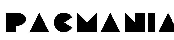 шрифт Pacmania, бесплатный шрифт Pacmania, предварительный просмотр шрифта Pacmania