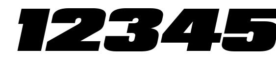 Padaloma italic Font, Number Fonts