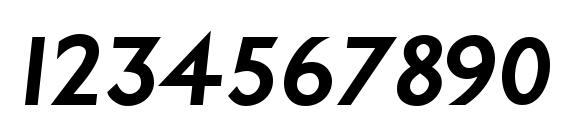 Paddington bold italic Font, Number Fonts