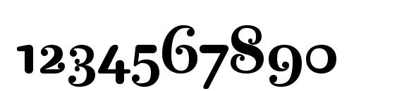 Pagan poetry Font, Number Fonts