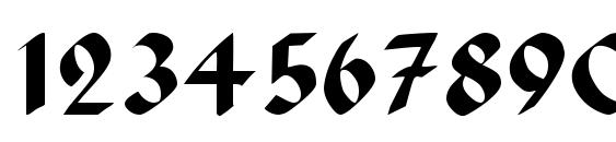 Paganini Regular Font, Number Fonts